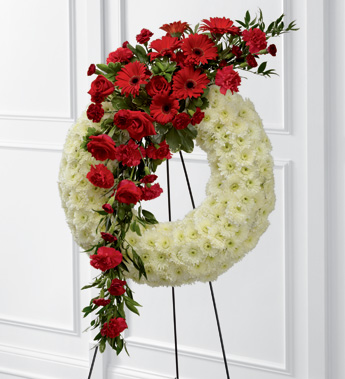 The FTD Graceful Tribute Wreath