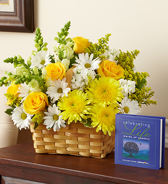 Celebrating Life - Yellow & White - BOOK NOT INCLUDED