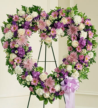 Always Remember Heart Tribute - Lavender