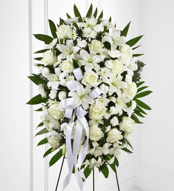 The FTD Exquisite Tribute Standing Spray