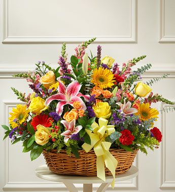 Bright Sympathy Basket