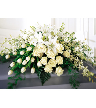 The FTD Resurrection Casket Spray